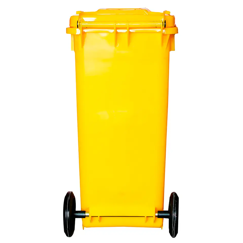 Contenedor De Basura 240l Amarillo 4