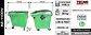 Contenedor De Basura 1.100l Verde - Miniatura 2