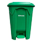 Basurero Plastico 80l Verde - Miniatura 1
