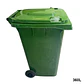 Contenedor De Basura 360l Verde - Miniatura 3