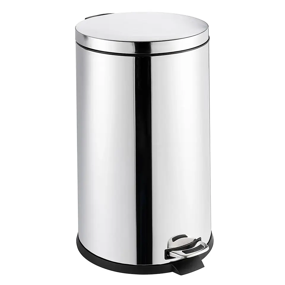 Basurero Acero Inox Soin 40l 4