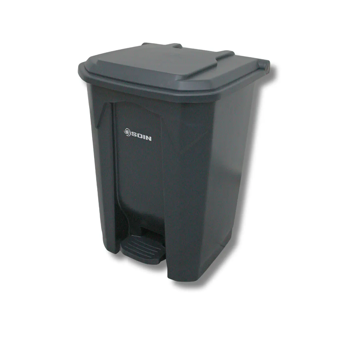 Basurero Plastico 50l Gris 1