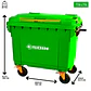 Contenedor De Basura 770l Verde - Miniatura 2