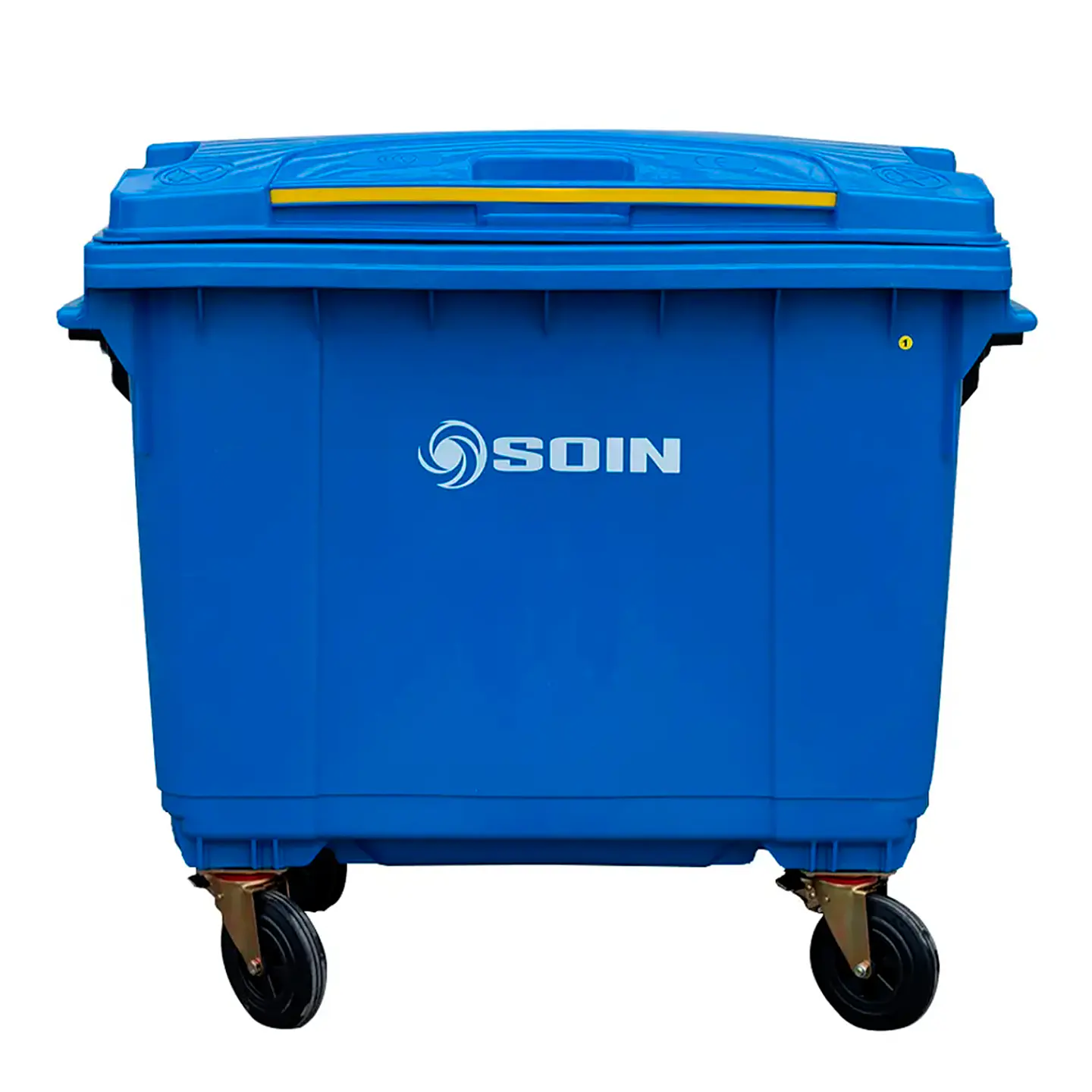 Contenedor De Basura 660l Azul 1