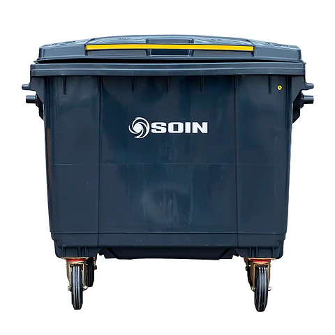 Contenedor De Basura 660l Gris