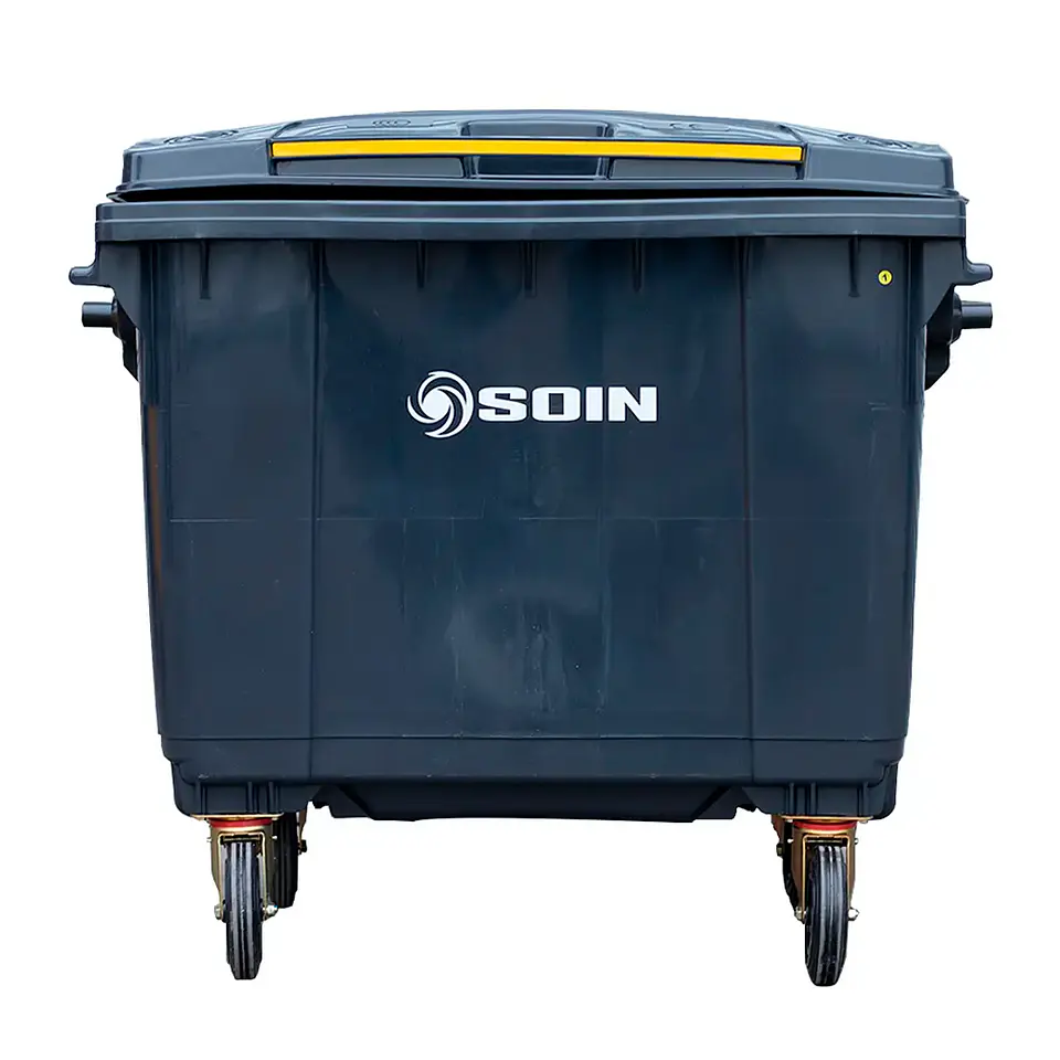 Contenedor De Basura 660l Gris 1