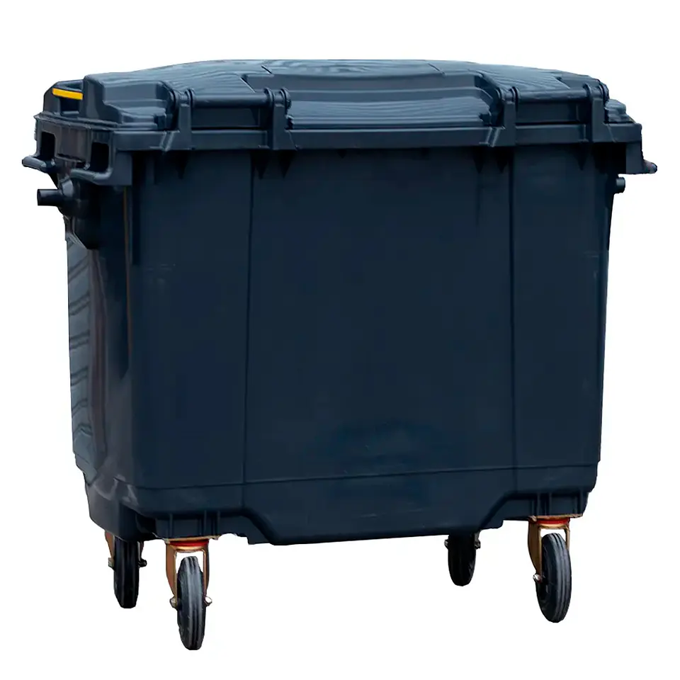 Contenedor De Basura 660l Gris 3