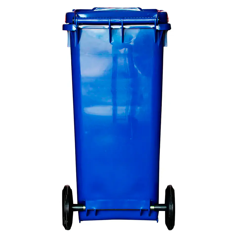 Contenedor De Basura 240l Azul 4