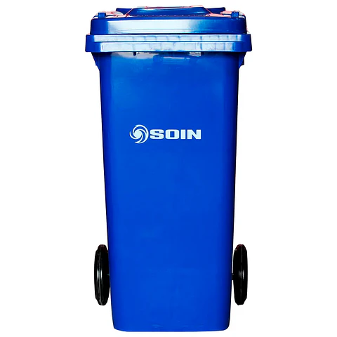 Contenedor De Basura 120l Azul