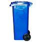 Contenedor De Basura 120l Azul - Miniatura 3