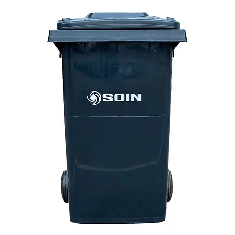 Contenedor De Basura 360l Gris