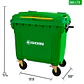 Contenedor De Basura 660l Verde - Miniatura 3