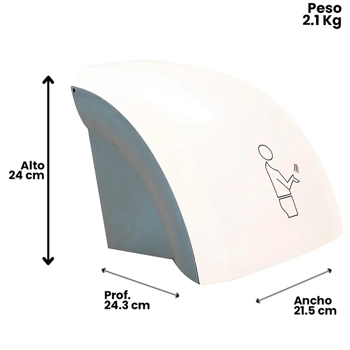 Secador De Manos 1600w 2