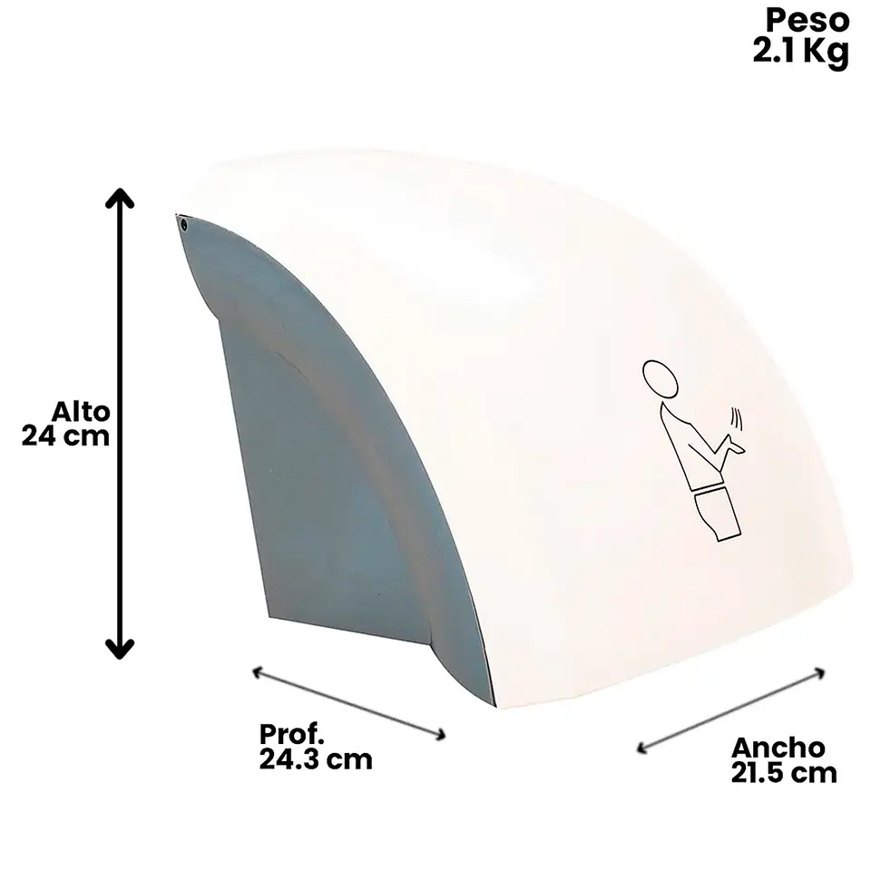 Secador De Manos 1600w 2