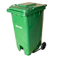 Basurero C/tapa,rueda Y Pedal 240l - Miniatura 2