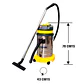 Aspiradora Polvo/agua 30l Soin - Miniatura 2