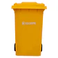 Contenedor De Basura 360l Amarillo - Miniatura 1