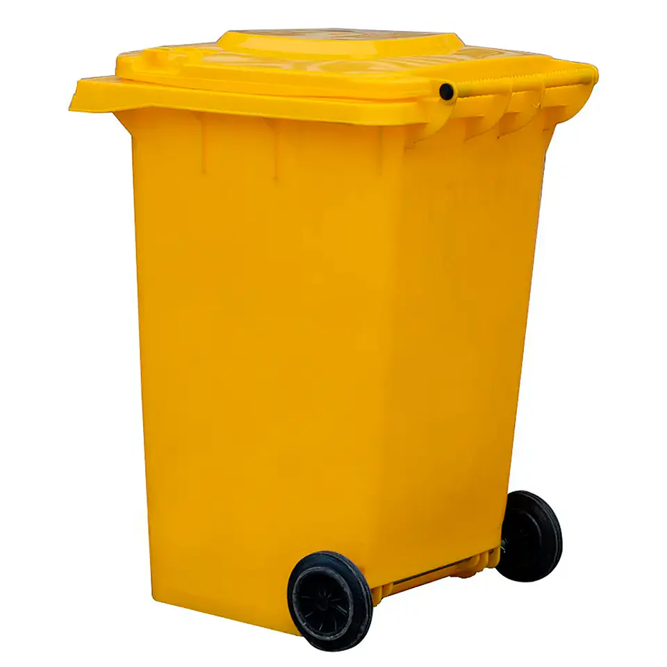 Contenedor De Basura 360l Amarillo 3