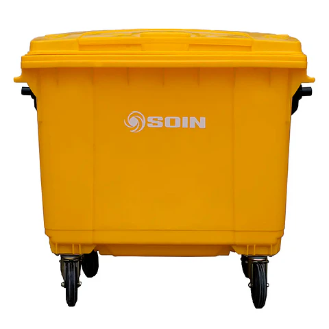 Contenedor De Basura 660l Amarillo