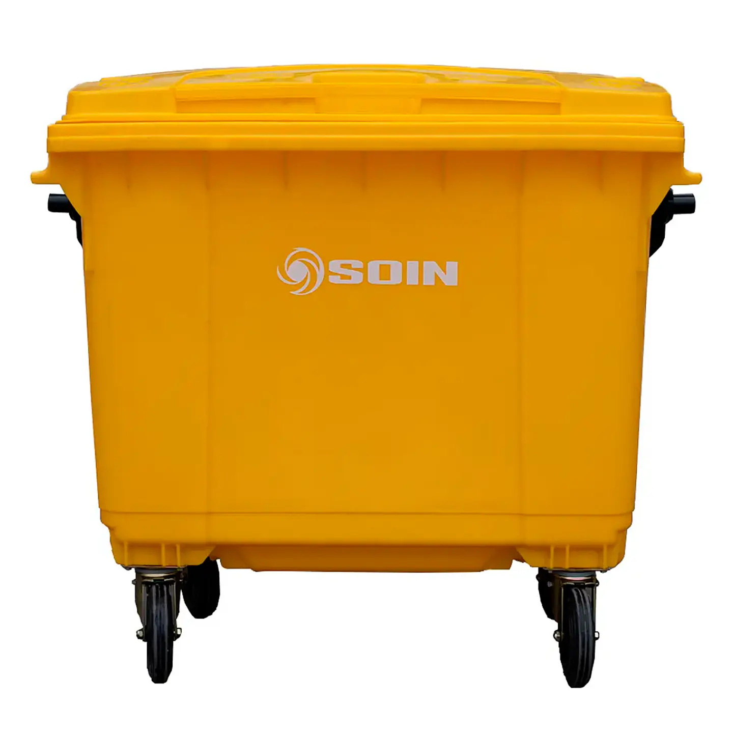 Contenedor De Basura 660l Amarillo 1