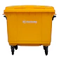 Contenedor De Basura 660l Amarillo - Miniatura 1