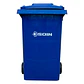 Contenedor De Basura 360l Azul - Miniatura 1