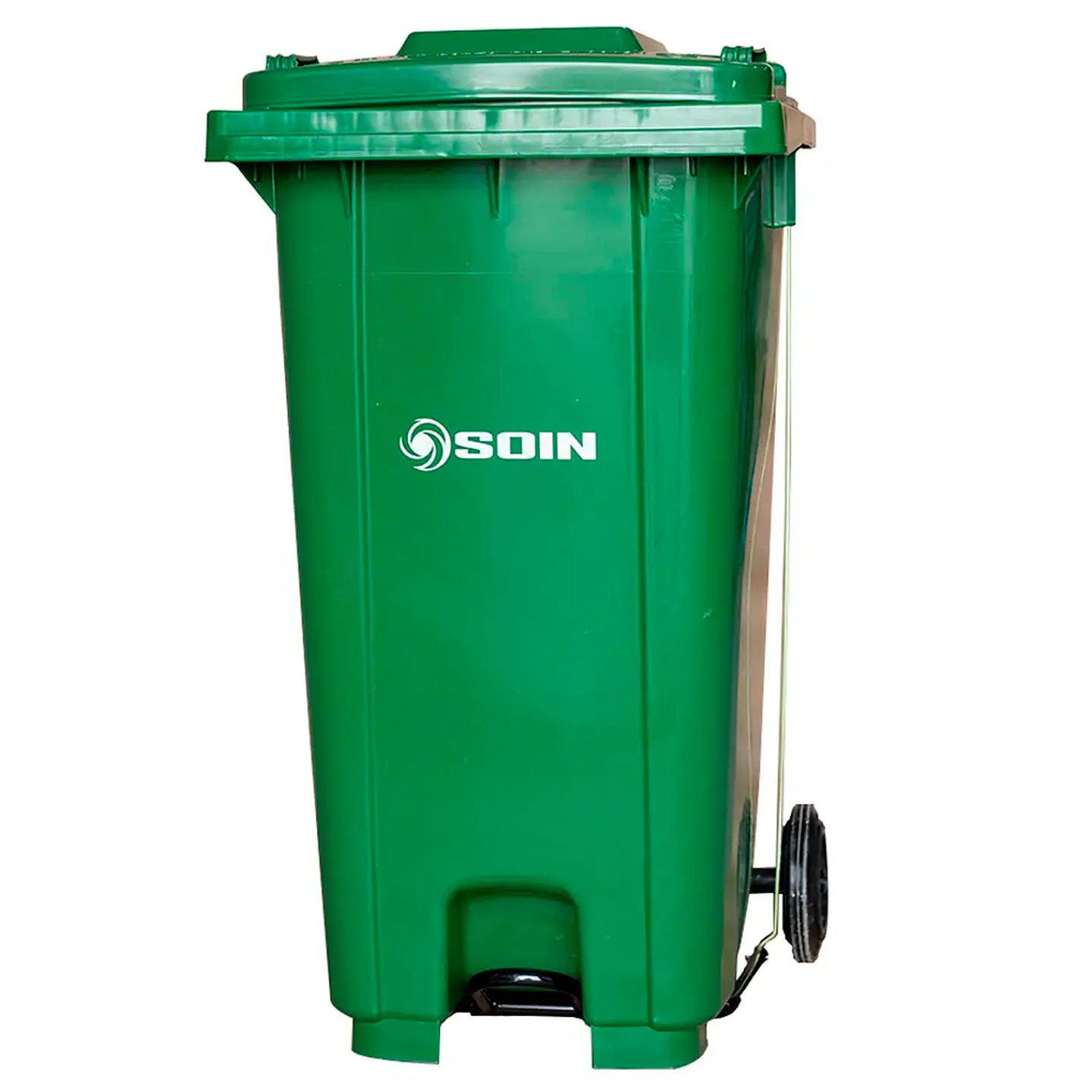 Basurero C/tapa, Rueda Y Pedal 120l 1