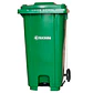 Basurero C/tapa, Rueda Y Pedal 120l - Miniatura 1