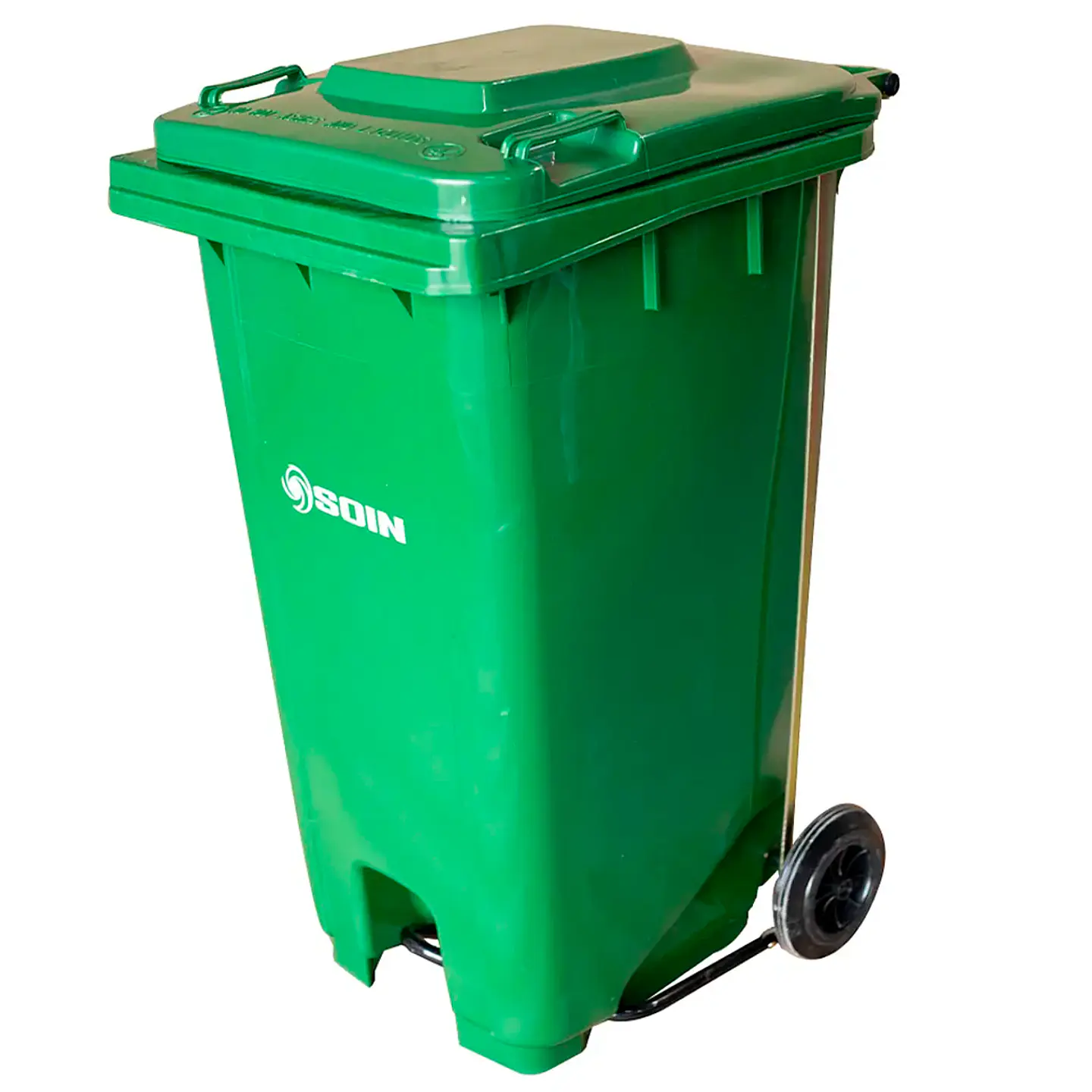 Basurero C/tapa, Rueda Y Pedal 120l 3