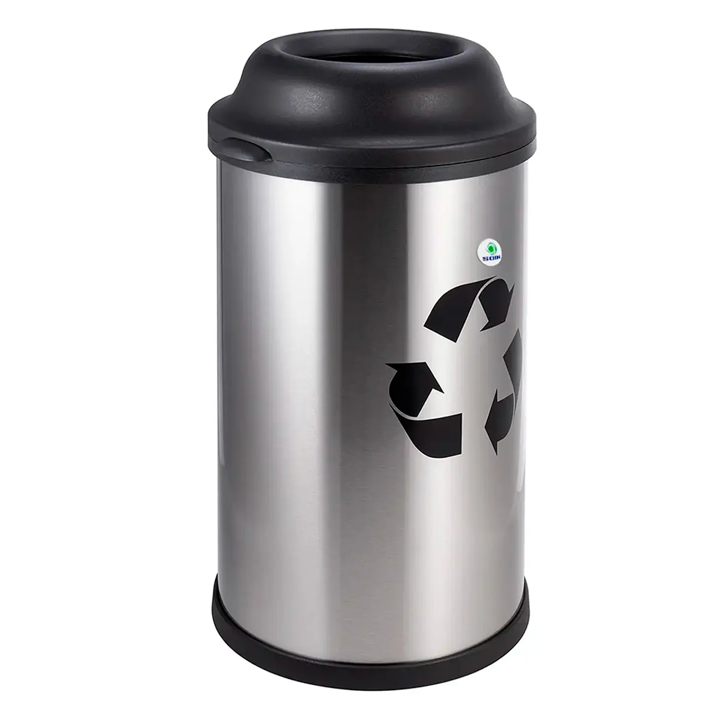 Basurero Acero Inox Soin 50l Abierto 3