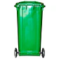 Contenedor De Basura 120l Verde - Miniatura 3