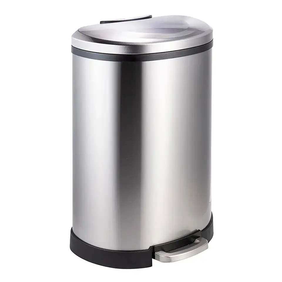 Basurero Acero Inox Soin 50l 2