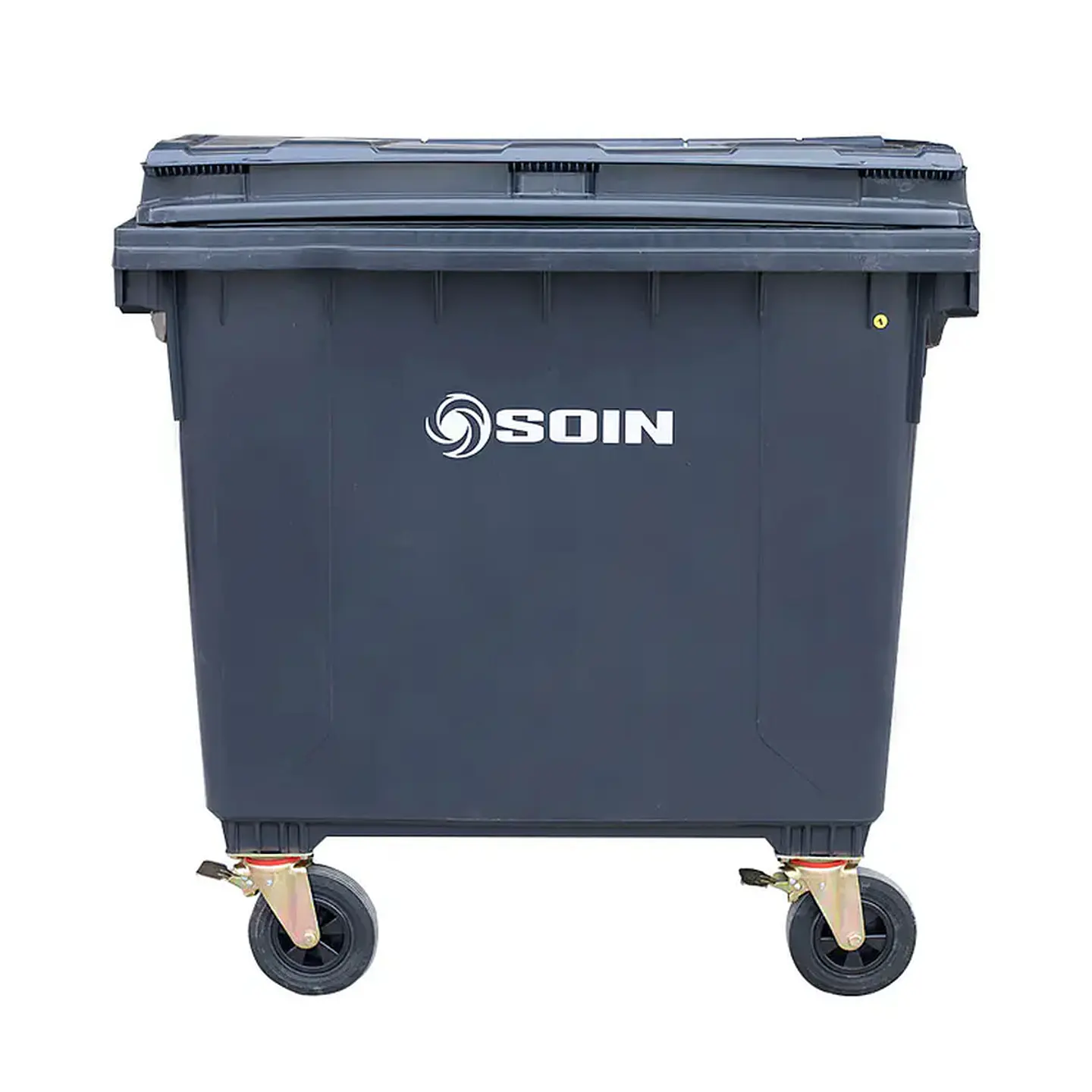 Contenedor De Basura 1.100l Gris 1