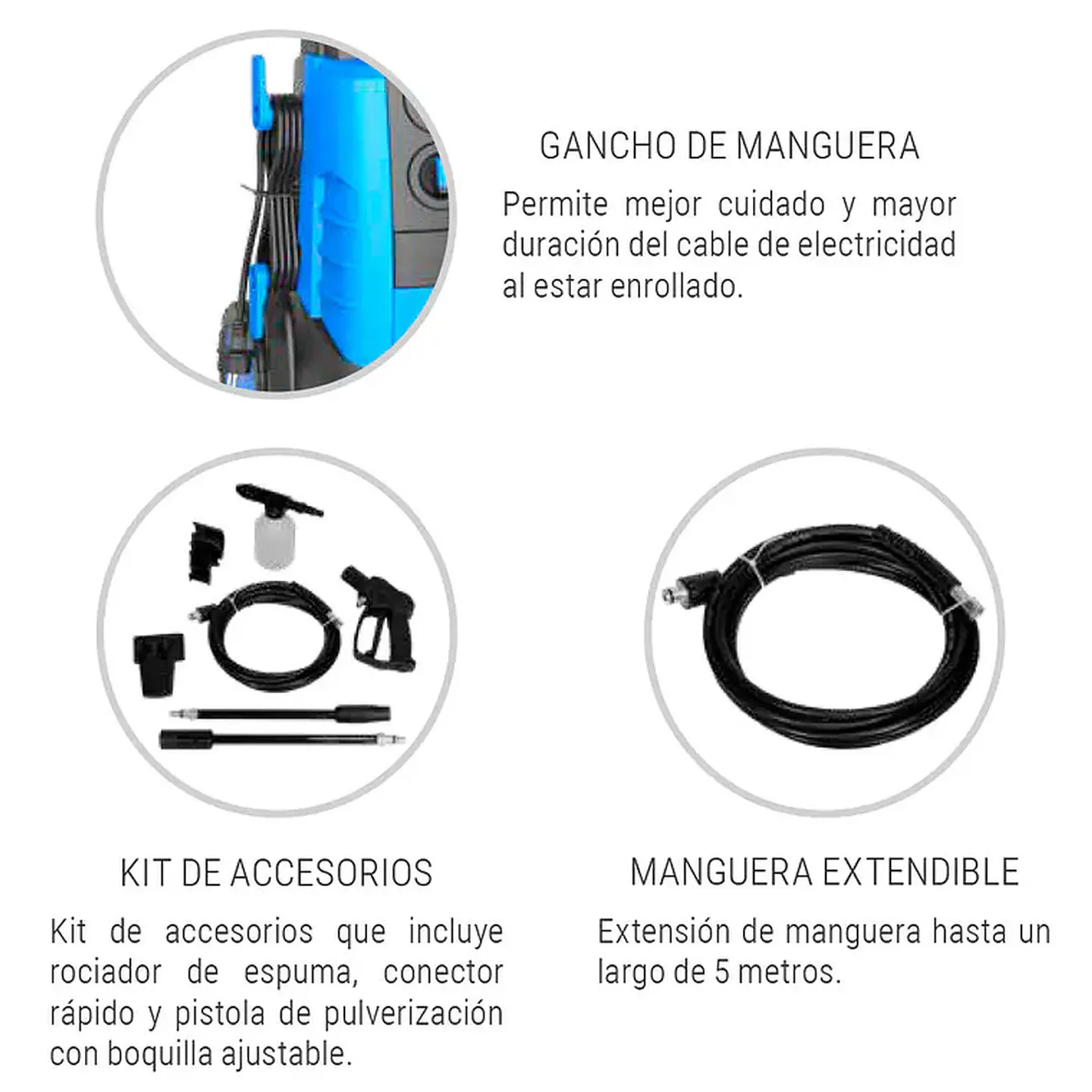 Hidrolavadora Luster 3200w 150/225 Bar 3