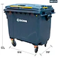 Contenedor De Basura 660l Gris - Miniatura 2