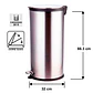 Basurero Acero Inox Cierre Suave 30l - Miniatura 2