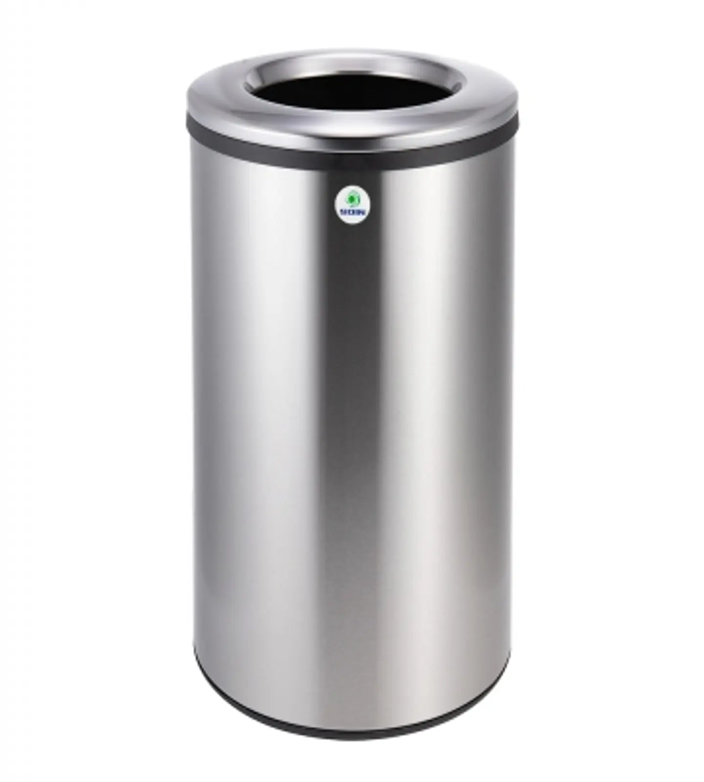 Basurero Acero Inox Soin 40l Abierto 1