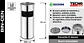 Basurero Cenicero Acero Inox Soin 18l - Miniatura 5