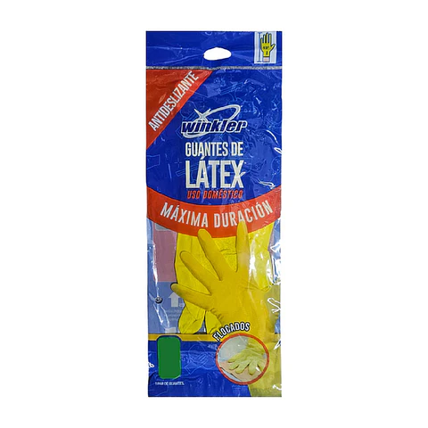 Guante Latex Amarillo 13" Talla L Par