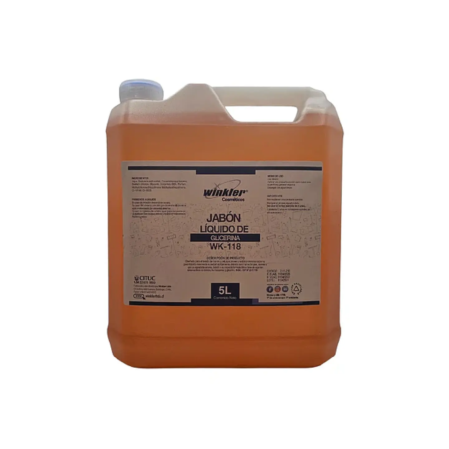 Jabon Liquido Glicerina. Env. 5l. Wk-118 1