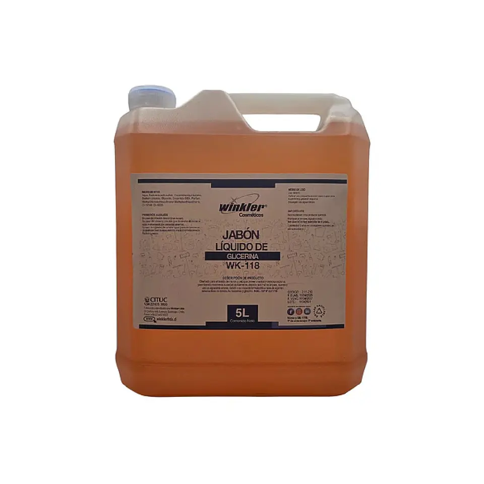 Jabon Liquido Glicerina. Env. 5l. Wk-118 1