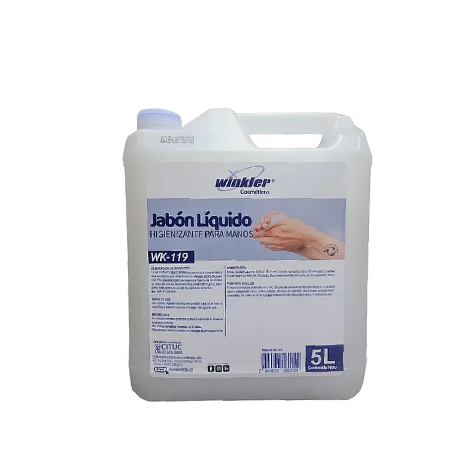 Jabon Higienizante Triclosan 0.25% Env. 5l. Wk-119 1
