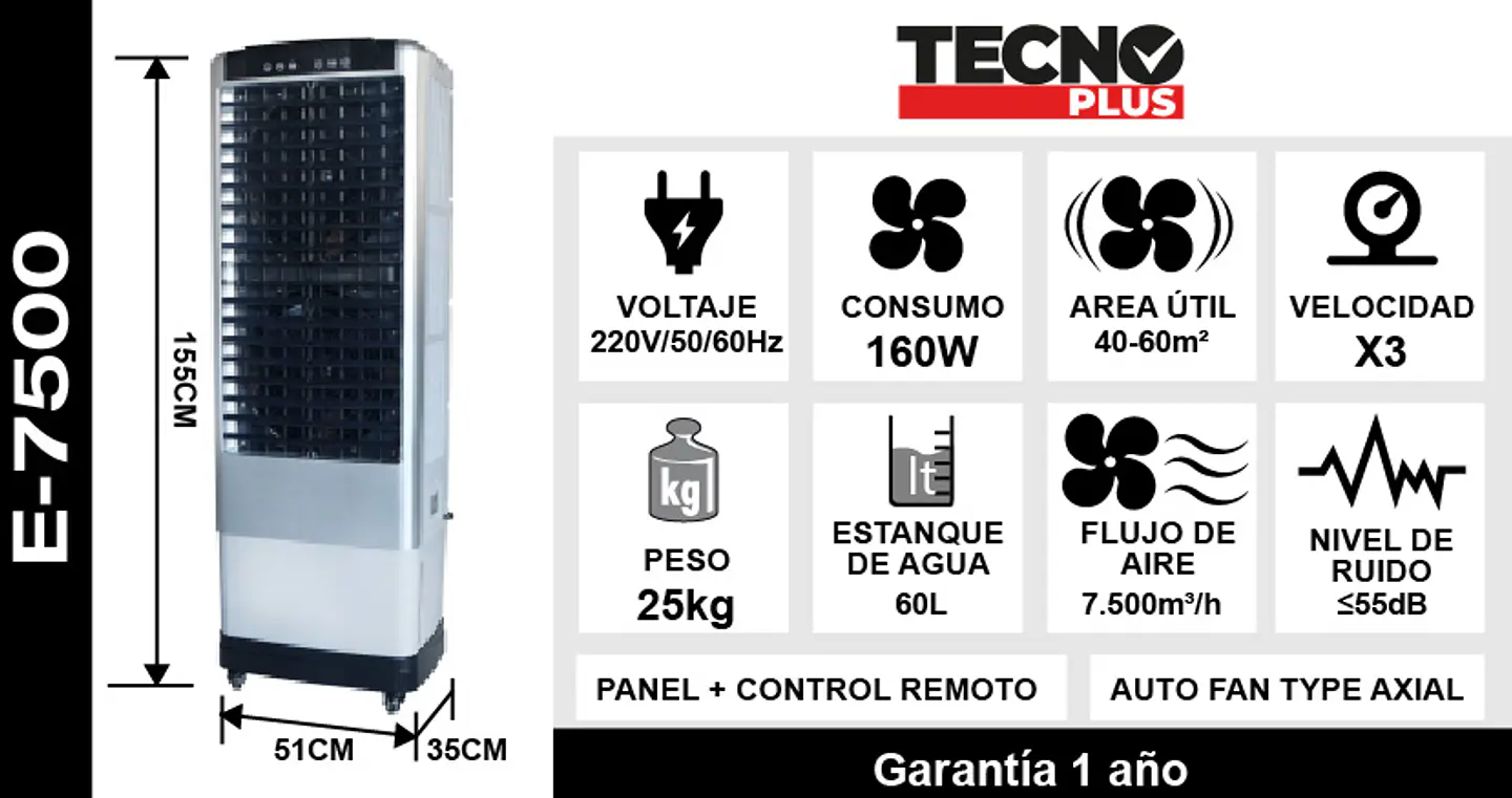Enfriador De Aire Evaporativo 7500 M3/h 8
