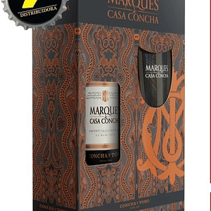 Vino Marques De Casa Concha 750CC + Copa 