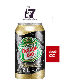 Canada Dry Zero Lata 350