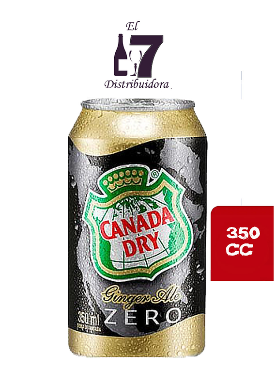 Canada Dry Zero Lata 350