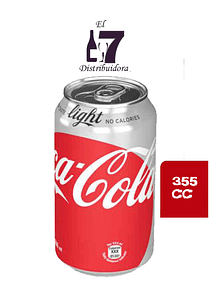 Coca Cola Light Lata 355 CC Display 24 Unidades