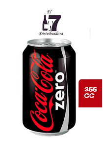 Coca Cola Zero Lata 355 CC