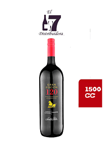 120 Gran Edición Cabernet Sauvignon Carménére Botellon 1500 CC 