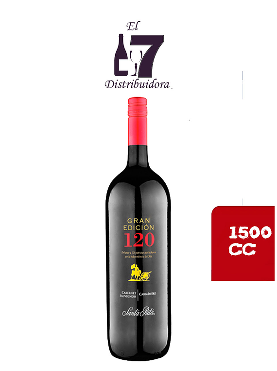 120 Gran Edición Cabernet Sauvignon Carménére Botellon 1500 CC 